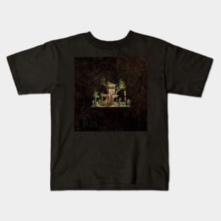 Roman Imperial Villa Fresco Landscape Kids T-Shirt